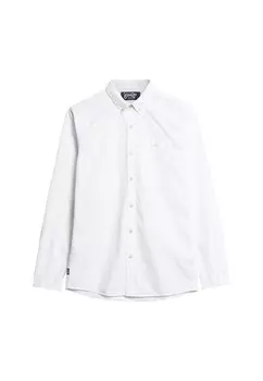 Рубашка Superdry Regular fit Button Up, белый