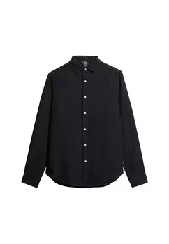 Рубашка Superdry Regular fit Button Up, черный