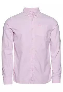 Рубашка Superdry Regular fit Button Up, пастельно-розовый