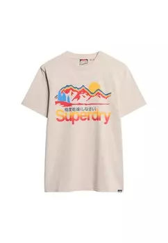 Рубашка Superdry, серый