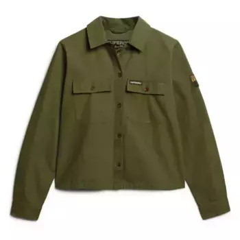 Рубашка Superdry St Tropez Military, зеленый