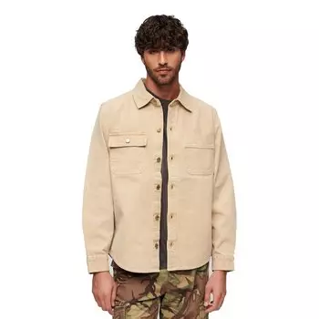 Рубашка Superdry Surplus Canvas, бежевый