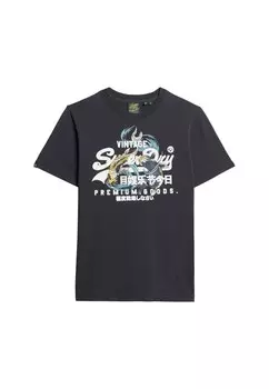 Рубашка Superdry Tokyo, антрацит