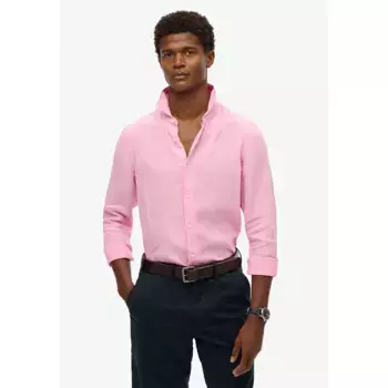 Рубашка Superdry Vacation Linen, розовый