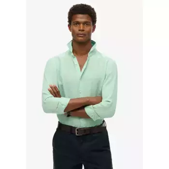 Рубашка Superdry Vacation Linen, зеленый
