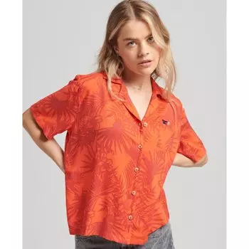 Рубашка Superdry Vintage Beach Resort, оранжевый