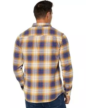 Рубашка Superdry Vintage Check Overshirt, цвет Golden Navy Ombre