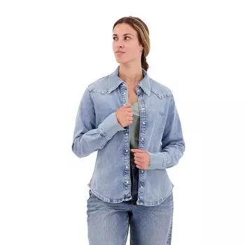Рубашка Superdry Vintage Denim Western, синий