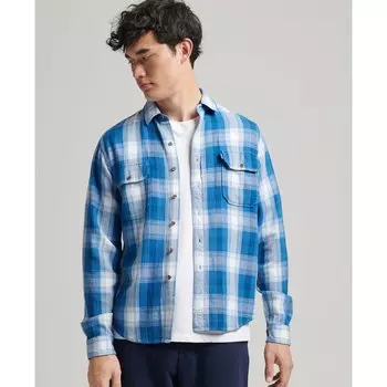 Рубашка Superdry Vintage Flannel, синий