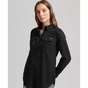 Рубашка Superdry Vintage Military, черный