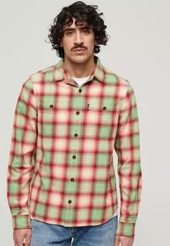 Рубашка Superdry, зеленый