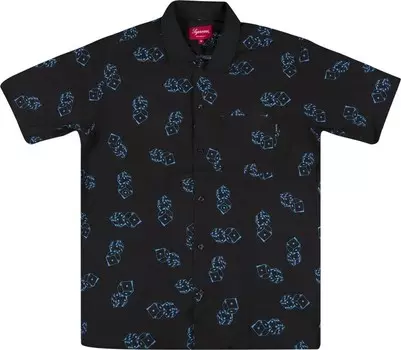 Рубашка Supreme Dice Rayon Short-Sleeve Shirt 'Black', черный