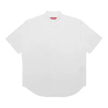 Рубашка Supreme Loose Fit Short-Sleeve Oxford 'White', белый