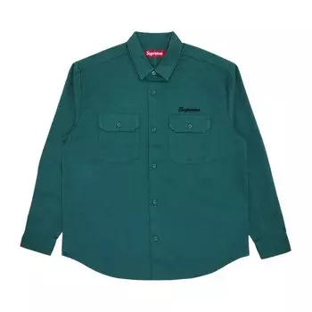 Рубашка Supreme Our Lady Work Shirt, зеленый