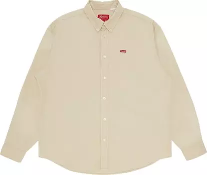 Рубашка Supreme Small Box Shirt 'Stone', загар