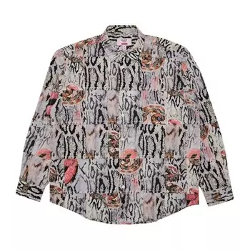 Рубашка Supreme x Martine Rose Patchwork Shirt Multicolor, разноцветный