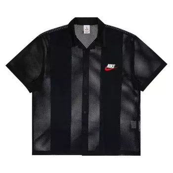 Рубашка Supreme x Nike Mesh Short-Sleeve Shirt, черный