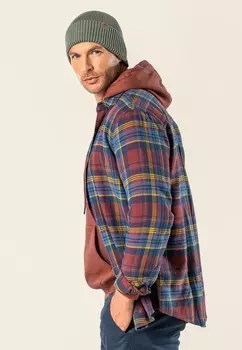 Рубашка SVEN Living Crafts, коричневый