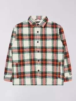 Рубашка Svnell на подкладке Edwin, белый/красный