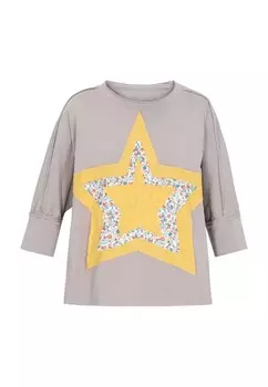 Рубашка swirly, бежевый