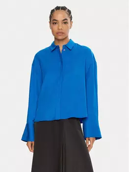 Рубашка свободного кроя 2Ndday, синий