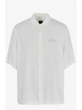 Рубашка свободного кроя Armani Exchange, белый