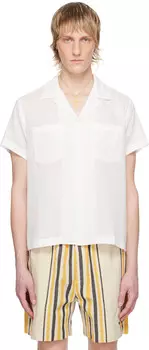 Рубашка свободного кроя Bode, белый