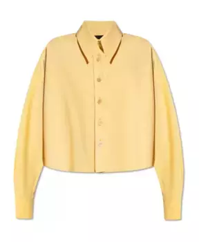 Рубашка свободного кроя Fabiana Filippi, желтый