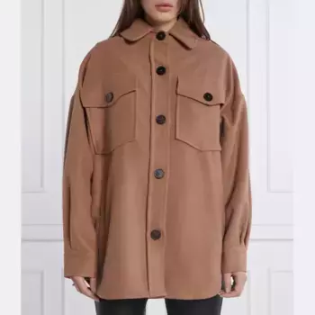 Рубашка свободного кроя Galle Paris, коричневый