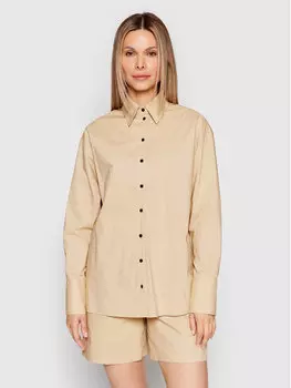 Рубашка свободного кроя Herskind, бежевый