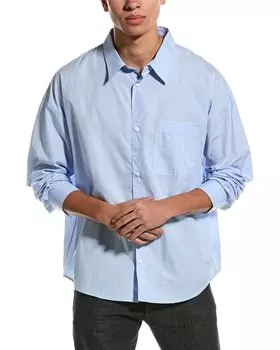 Рубашка свободного кроя из денима FRAME FRAME Denim, синий