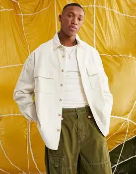 Рубашка свободного кроя из крупного шнура ASOS DESIGN