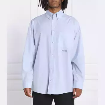 Рубашка свободного кроя Kenzo, синий