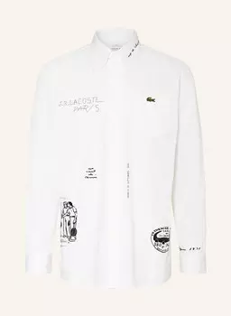 Рубашка свободного кроя LACOSTE, белый