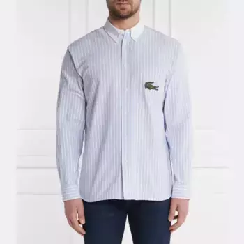 Рубашка свободного кроя Lacoste, синий