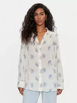 Рубашка свободного кроя Lee, экрю