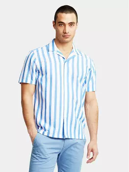 Рубашка свободного кроя Lindbergh, синий