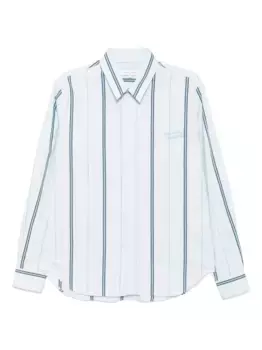 Рубашка свободного кроя Maison Kitsun, синий