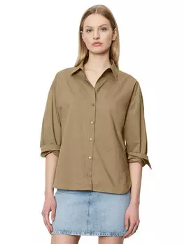 Рубашка свободного кроя Marc O'Polo, коричневый