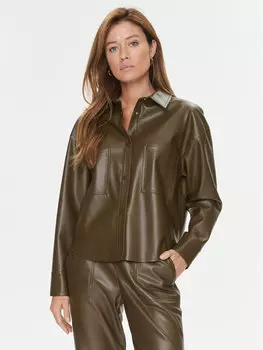 Рубашка свободного кроя Max&Co., коричневый