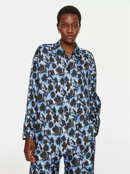 Рубашка свободного кроя Munthe, синий