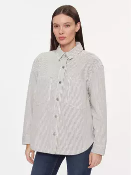 Рубашка свободного кроя Only, серый