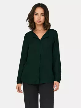 Рубашка свободного кроя Only, зеленый