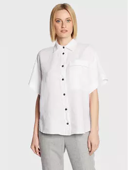 Рубашка свободного кроя Peserico, белый