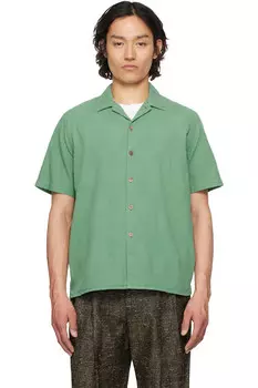 Рубашка свободного кроя Ps By Paul Smith, зеленый