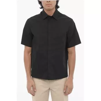 Рубашка свободного кроя с короткими рукавами Neil Barrett, Black