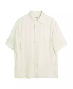 Рубашка свободного кроя с короткими рукавами Soulland, белый