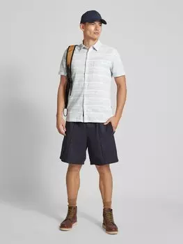 Рубашка свободного кроя с полосатым узором camel active, бежевый