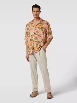 Рубашка свободного кроя с рукавами 1/2 Gant, розовый