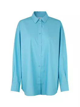 Рубашка свободного кроя Samse Samse, голубой